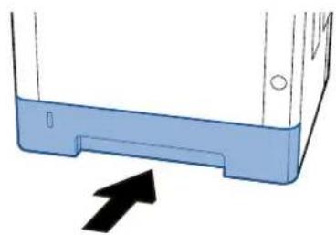 Utax P-4027iw MFP - Opatrně zasuňte zásobník zpět. - 1