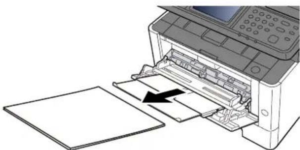 Utax P-4027iw MFP - Vyjměte veškerý papír. - 1