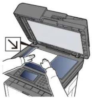 Utax P-4027iw MFP - Vložte originál skenovanou stranou dolů. - 1