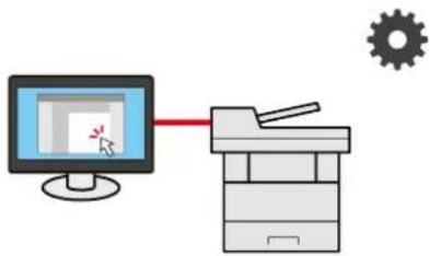 Utax P-4027iw MFP - Provádějte dálkové operace (Embedded Web Server RX) - 1