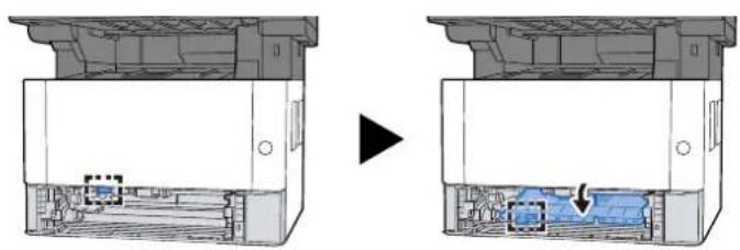 Utax P-4027iw MFP - Otevřete podávací kryt. - 1