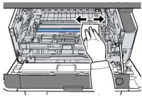 Utax P-4027iw MFP - Umístěte vyjmutý Drum unit na čistý, rovný povrch. - 2