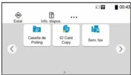 Estat Info. dispos... Casella de Polling ID Card Copy Serv. fax