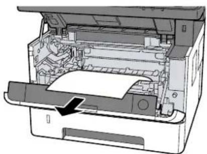 Utax P-4027iw MFP - Odstraňte veškerý vzpříčený papír. - 1