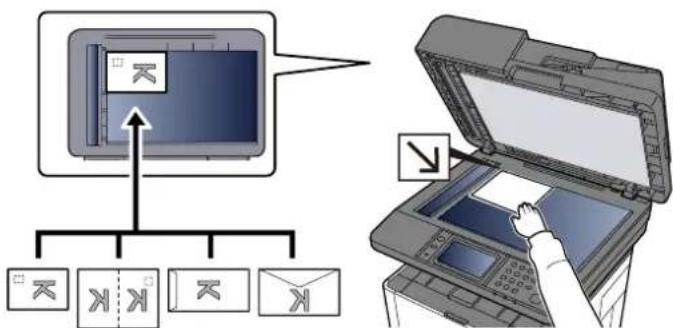 Utax P-4027iw MFP - Vložte originál skenovanou stranou dolů. - 1