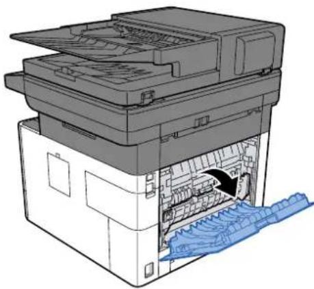 Utax P-4027iw MFP - Otevřete zadní kryt. - 1