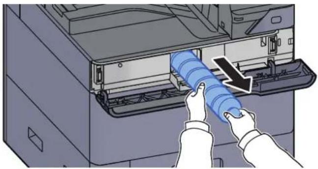 Utax 7058i - Vyjměte zásobník s tonerem. - 1