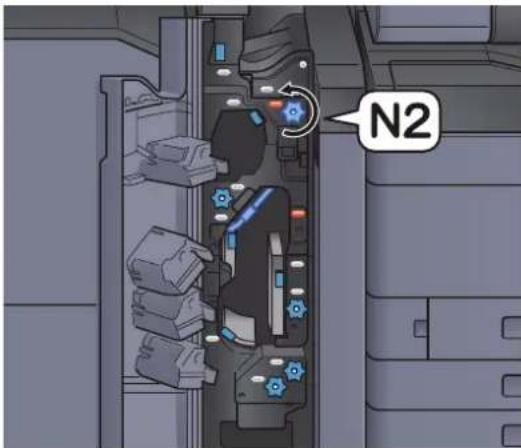 Utax 7058i - Otočte knoflík (N2). - 1