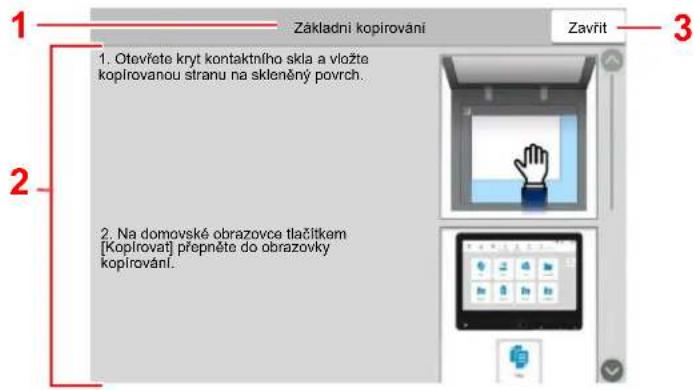 Utax 7058i - Vyberte položky ze seznamu, které chcete zkontrolovat. - 2