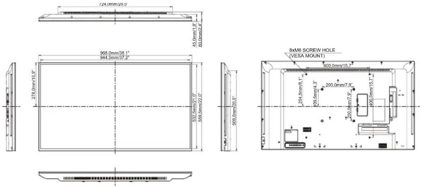 IIYAMA ProLite LE4340S-B1 - POZNÁMKA - 3