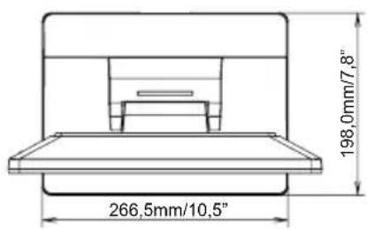 IIYAMA ProLite T1521MSC-B1 - ROZMĚRY - 3