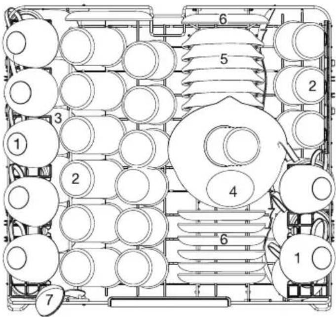 GORENJE ULTRA16BIWIFIX - Horní koše: - 1