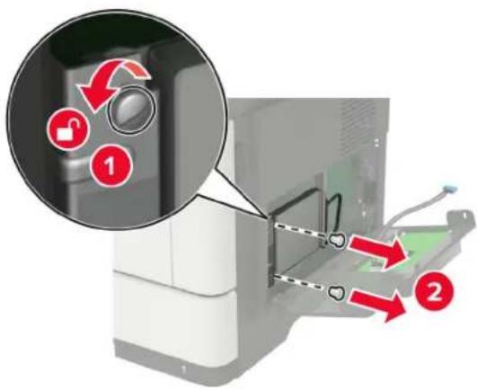 LEXMARK MB2546 - Instalace portu Internal Solutions Port - 7