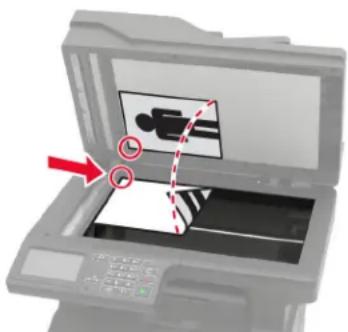 LEXMARK MB2546 - Podavač ADF (automatický podavač dokumentů) Skleněná plocha skeneru - 2