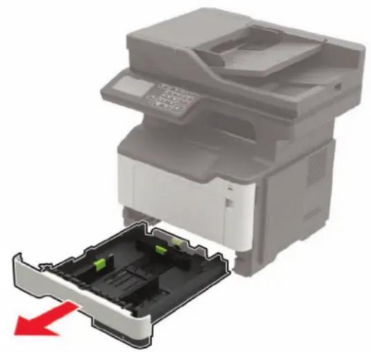 LEXMARK MB2546 - Vkládání do zásobníků - 2