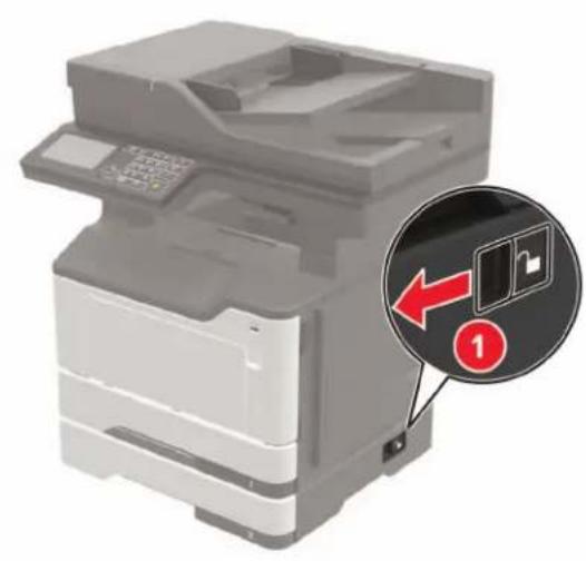 LEXMARK MB2546 - Výměna sestavy zaváděcího válce. - 2