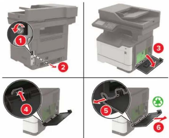 LEXMARK MB2546 - Instalace portu Internal Solutions Port - 5