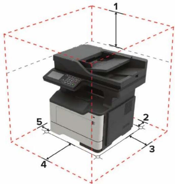 LEXMARK MB2546 - Výběr umístění tiskárny - 3