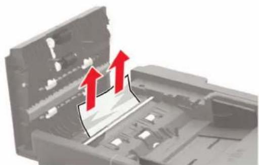 LEXMARK MB2546 - Uvíznutí papíru v podavači ADF - 2