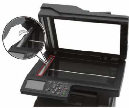 LEXMARK MB2546 - Čištění skeneru - 2