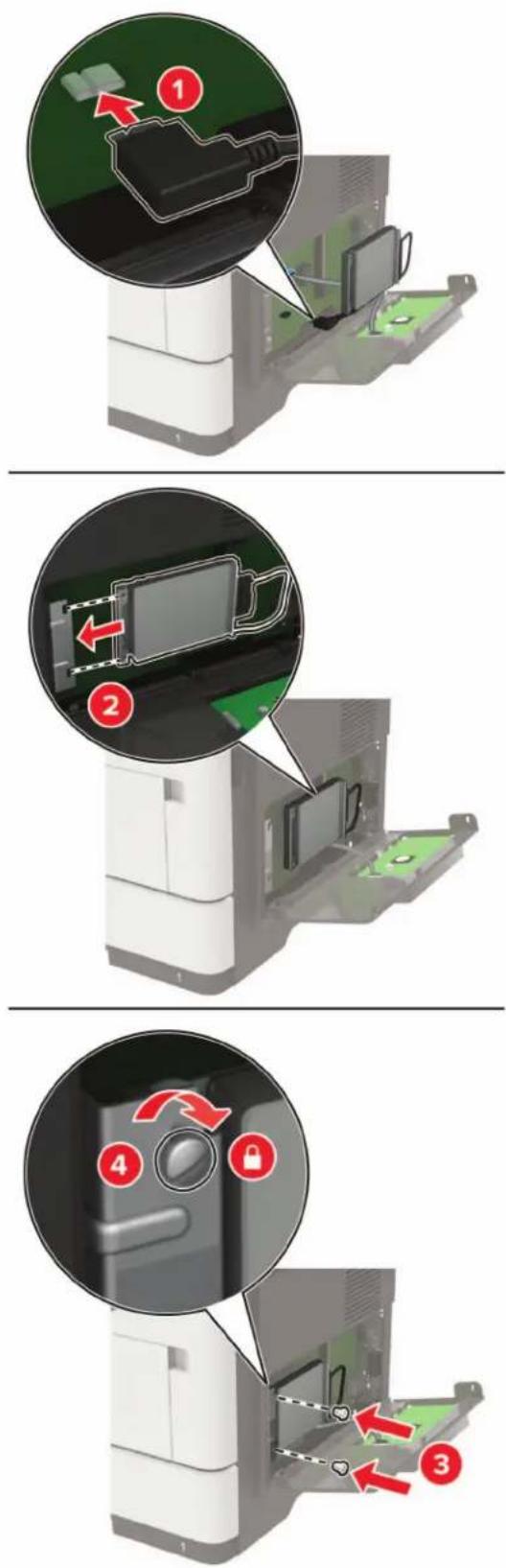 LEXMARK MB2546 - Instalace portu Internal Solutions Port - 9