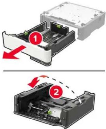 LEXMARK MB2546 - Výměna sestavy zaváděcího válce. - 3