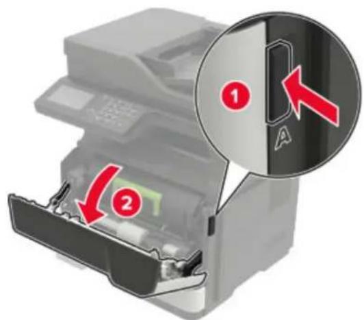 LEXMARK MB2546 - Zjištění sériového čísla tiskárny - 1