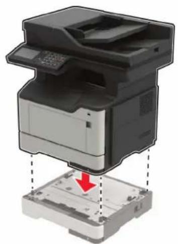 LEXMARK MB2546 - Instalace volitelných zásobníků - 3