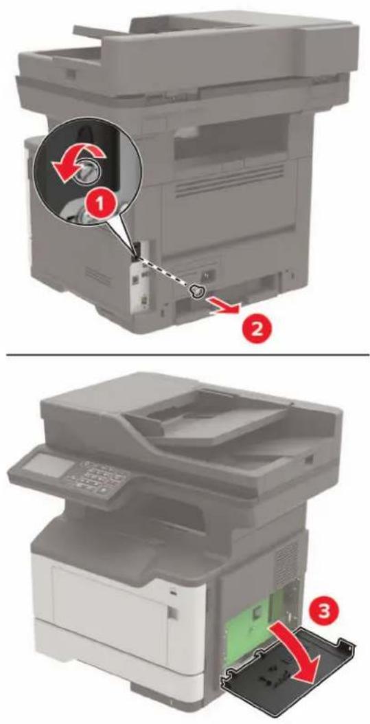 LEXMARK MB2546 - Instalace paměťové karty - 2