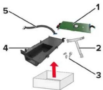 LEXMARK MB2546 - Instalace portu Internal Solutions Port - 2