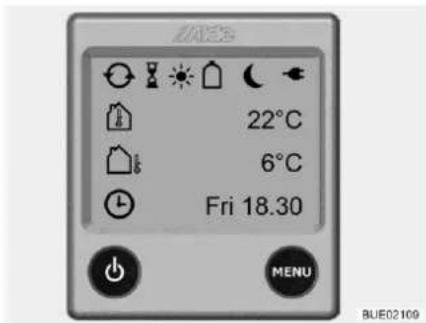 22°C 6°C Fri 18.30 MENU BLUE02109