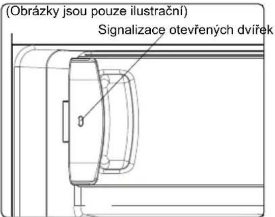 SHARP SJ-LE140E0XS-EU - Signalizace otevřených dvířek: - 1