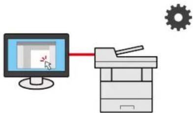 Utax P-C2656w MFP - Provádějte operace dálkově (Embedded Web Server RX) - 1