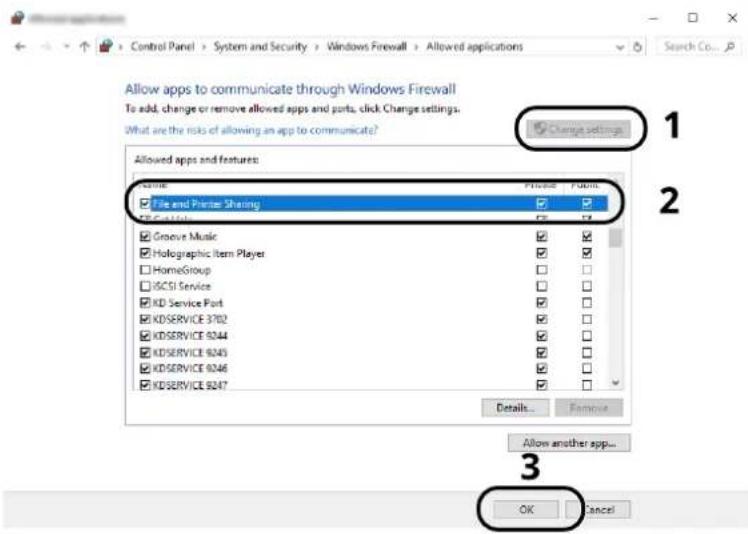 Utax P-C2656w MFP - Zkontrolujte sdílení souboru a tiskárny. - 2
