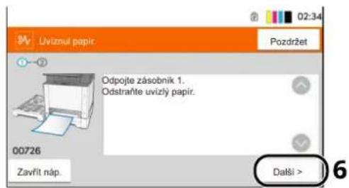 Utax P-C2656w MFP - Indikátory místa vzpříčení papíru - 3
