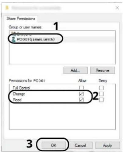 Utax P-C2656w MFP - Provedte konfiguraci nastavení oprávnění. - 4