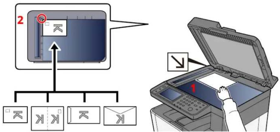 Utax P-C2656w MFP - Vložte originál skenovanou stranou dolů. - 1
