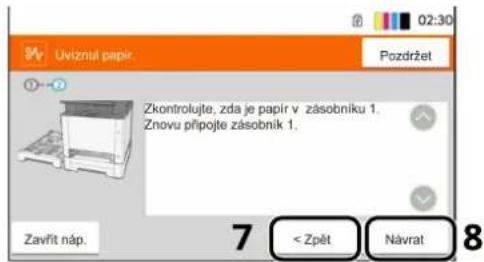 Utax P-C2656w MFP - Indikátory místa vzpříčení papíru - 4