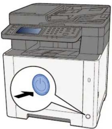 Utax P-C2656w MFP - Vypněte vypínač. - 1