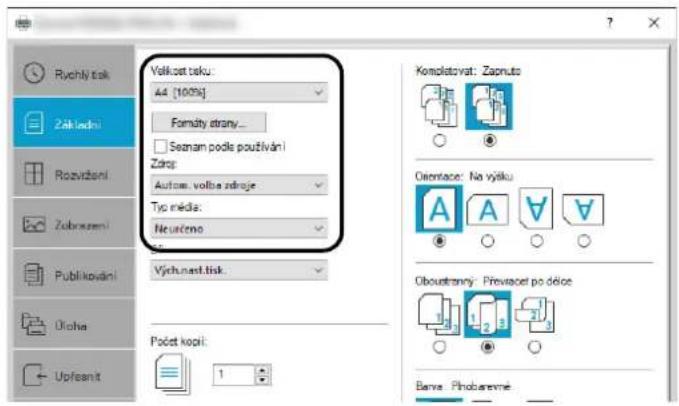 Utax P-C2656w MFP - Provedte konfiguraci nastavení. - 2