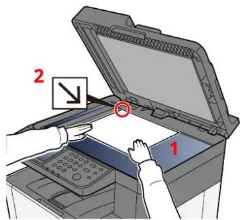 Utax P-C2656w MFP - Vložte originál skenovanou stranou dolů. - 1