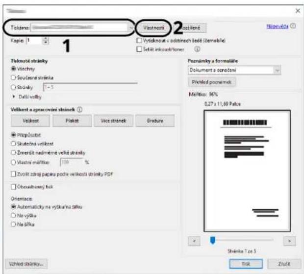 Utax P-C2656w MFP - Provedte konfiguraci nastavení. - 1