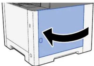 Utax P-C2656w MFP - Zavřete pravý kryt. - 1
