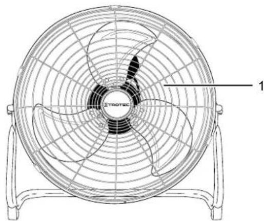 TROTEC TVM 10 - Vyobrazení přístroje - 1