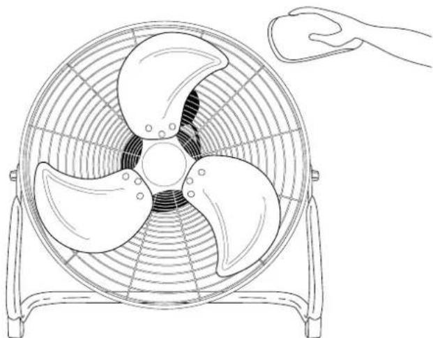 TROTEC TVM 10 - Vyčistění lopatek ventilátoru - 1