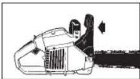 EINHELL Royal BKS 35/35 - • MECHANICKÝTEST BRZDY ŘETĚZU - 2