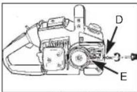 EINHELL Royal BKS 35/35 - • PŘIPEVNĚNÍ VODICÍ LIŠTY/ŘETĚZU/KRYTU SPOJKY - 5