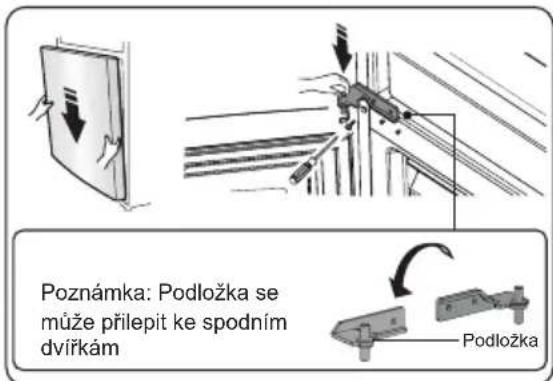 HISENSE RB395N4BCE - Změna směru otevírání dvířek - 18