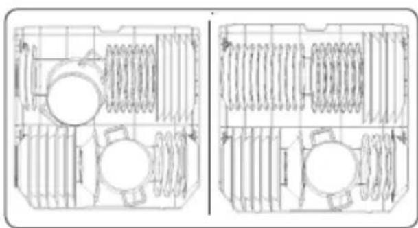 DE DIETRICH DDFI532QB - Alternativní nakládání koše - 1