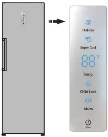 Holiday Super Cool 80°C Temp. Child Lock Alarm 35sec